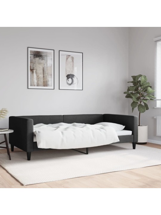 Válenda černá 100 x 200 cm textil