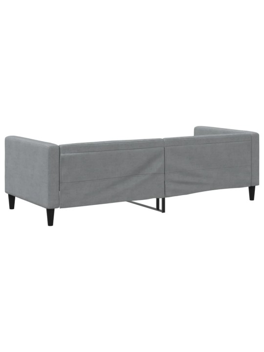 Válenda světle šedá 90 x 190 cm textil