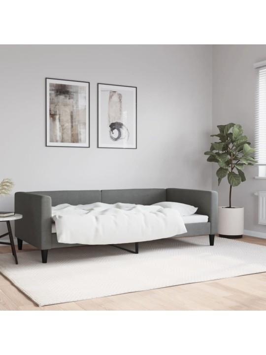 Válenda tmavě šedá 90 x 190 cm textil