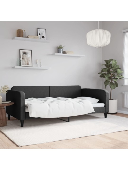 Válenda černá 100 x 200 cm textil