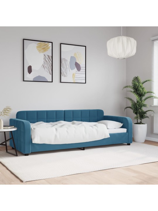 Válenda modrá 80 x 200 cm samet