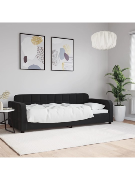 Válenda černá 80 x 200 cm samet