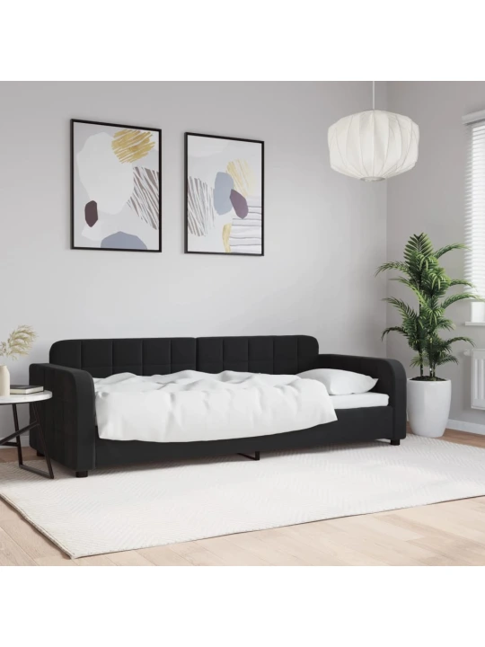 Válenda černá 80 x 200 cm samet