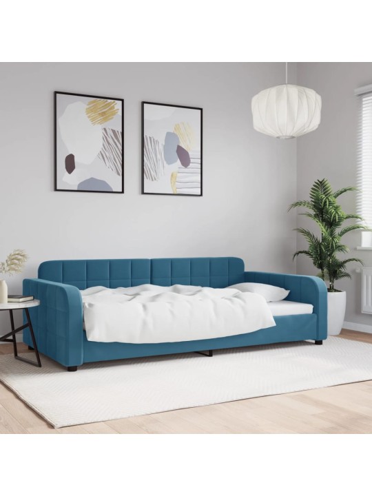 Válenda modrá 100 x 200 cm samet