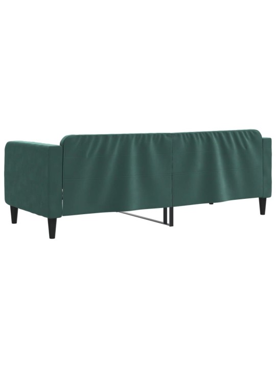 Válenda tmavě zelená 80 x 200 cm samet