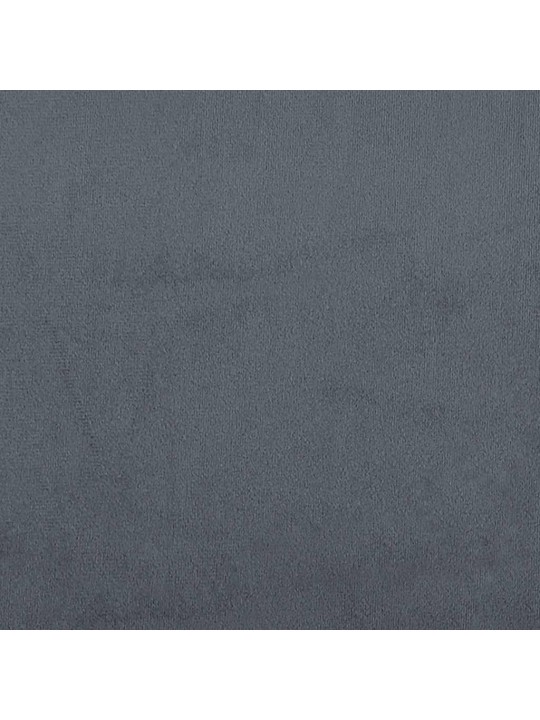 Válenda tmavě šedá 90 x 190 cm samet