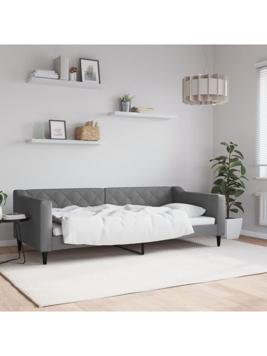 Válenda tmavě šedá 90 x 200 cm textil