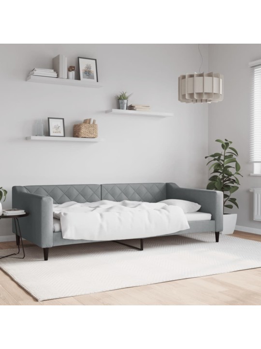 Válenda světle šedá 100 x 200 cm textil