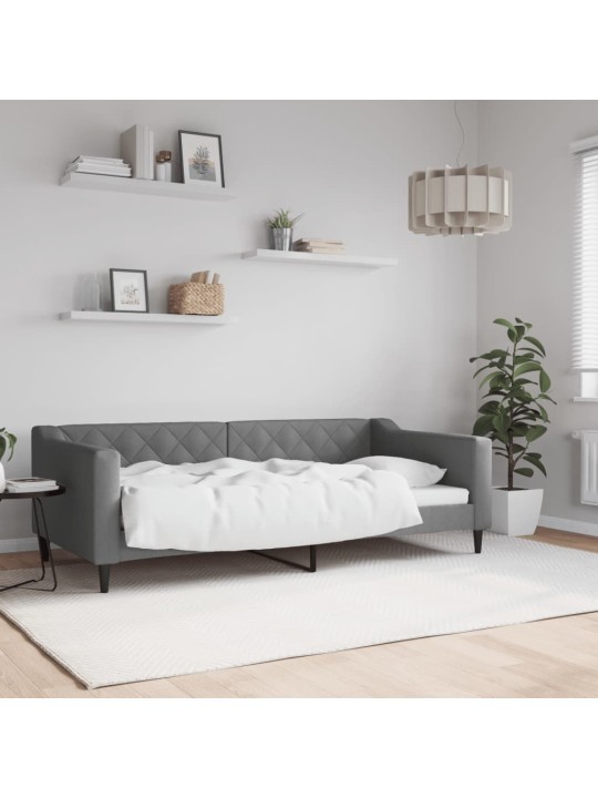 Válenda tmavě šedá 90 x 190 cm textil