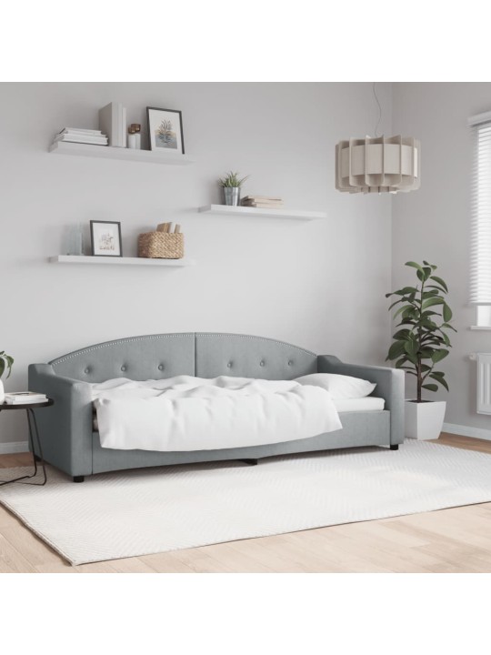 Válenda světle šedá 80 x 200 cm textil