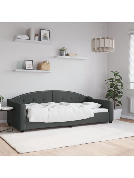 Válenda tmavě šedá 90 x 200 cm textil