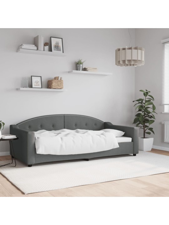 Válenda tmavě šedá 90 x 190 cm textil