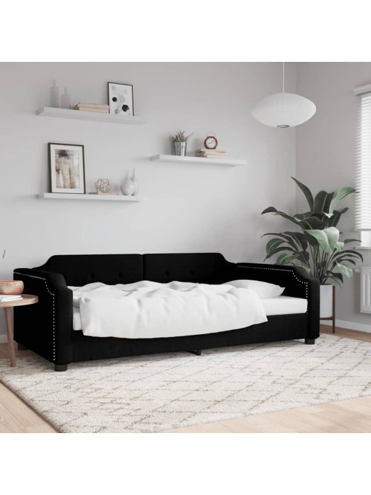 Válenda černá 90 x 190 cm textil