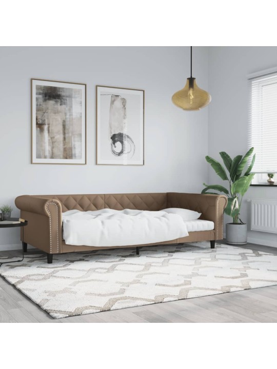 Válenda cappuccino 100 x 200 cm umělá kůže
