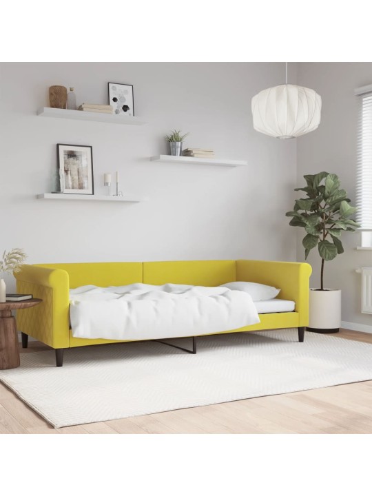 Válenda žlutá 90 x 200 cm samet