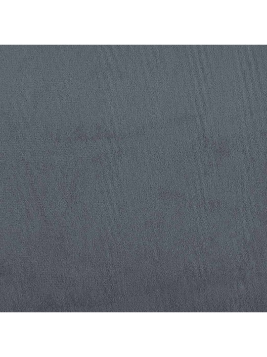 Válenda tmavě šedá 90 x 190 cm samet
