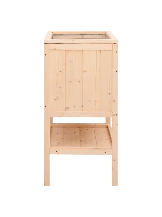 Klec pro křečky 55 x 40 x 80 cm masivní jedlové dřevo