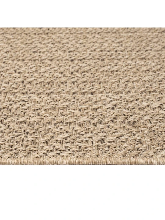 Koberec ZIZUR 80 x 150 cm jutový vzhled interiér i exteriér