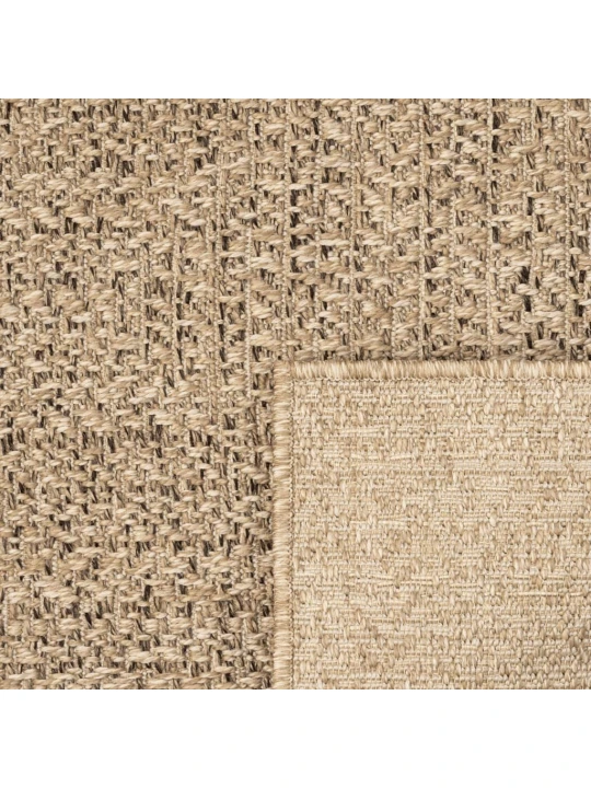 Koberec ZIZUR 80 x 150 cm jutový vzhled interiér i exteriér