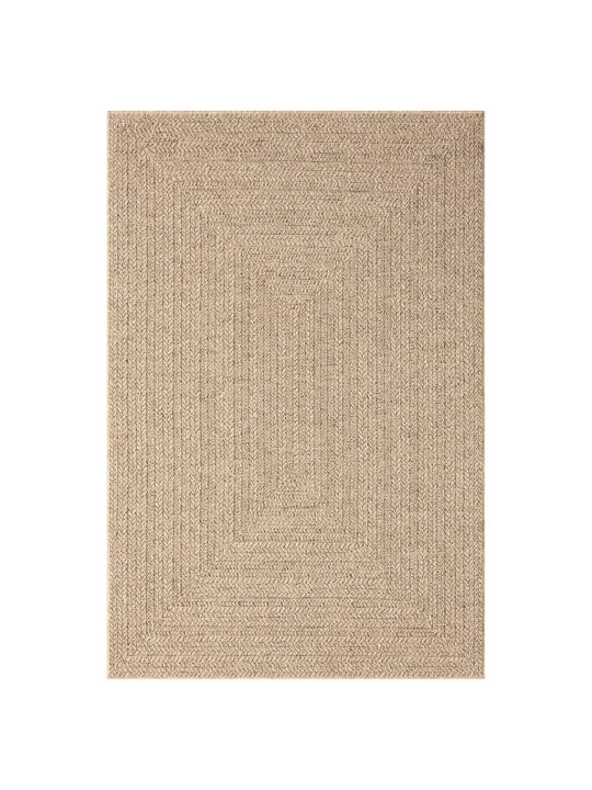 Koberec ZIZUR 120 x 170 cm jutový vzhled interiér i exteriér