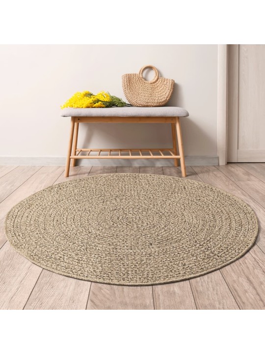Koberec ZIZUR 120 cm jutový vzhled interiér i exteriér