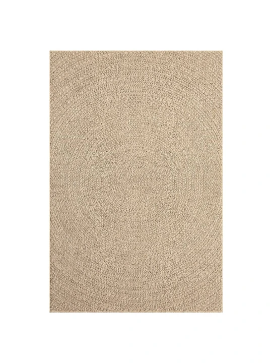 Koberec ZIZUR 140 x 200 cm jutový vzhled interiér i exteriér