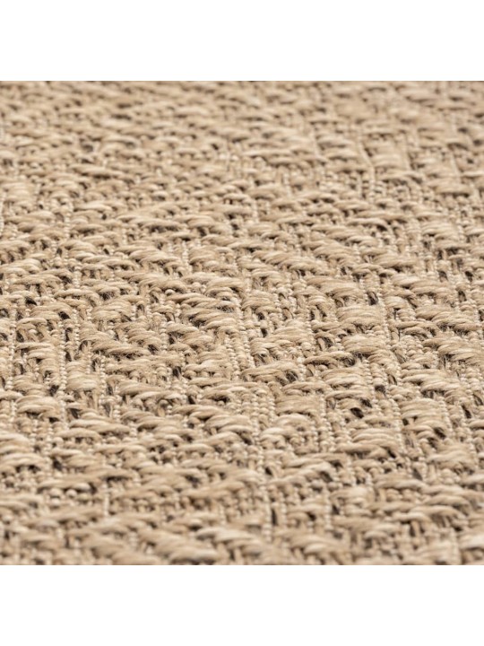 Koberec ZIZUR 200 x 290 cm jutový vzhled interiér i exteriér