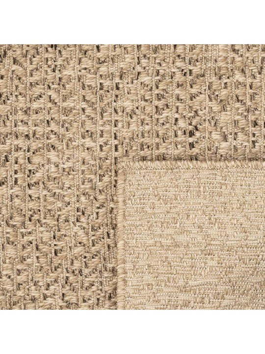 Koberec ZIZUR 200 x 290 cm jutový vzhled interiér i exteriér