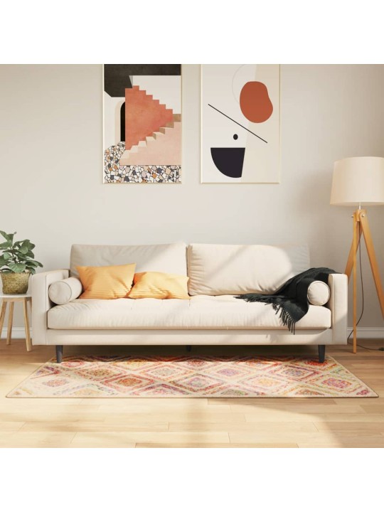 Koberec pratelný vícebarevný 80 x 150 cm protiskluzový