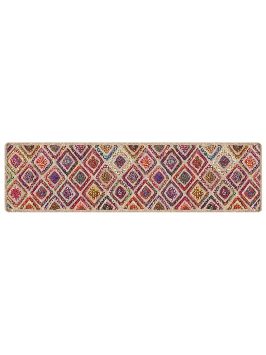 Koberec pratelný vícebarevný 80 x 300 cm protiskluzový