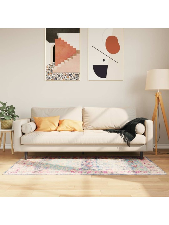 Koberec pratelný vícebarevný 80 x 150 cm protiskluzový