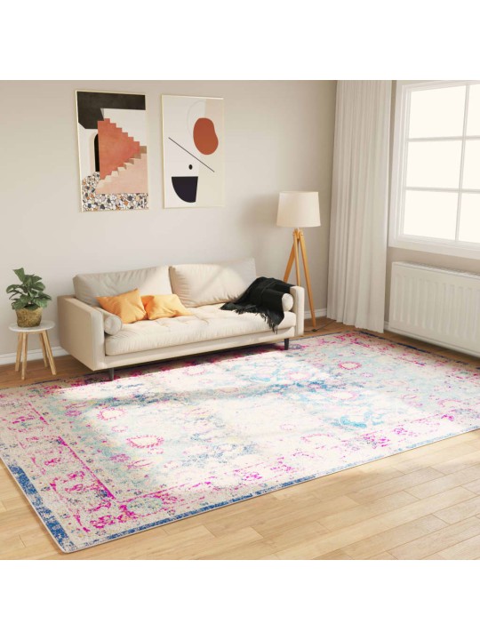 Koberec pratelný vícebarevný 190 x 300 cm protiskluzový