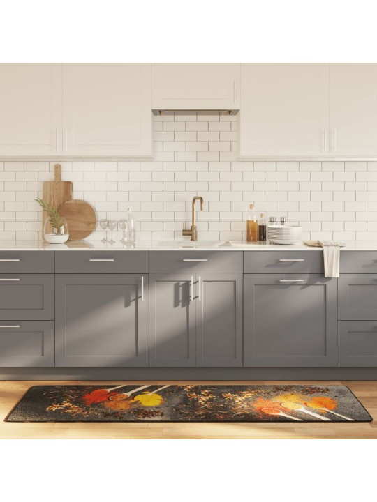 Kuchyňský koberec vícebarevný 60x180 cm pratelný protiskluzový