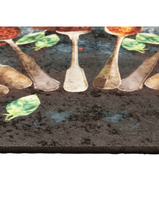 Kuchyňský koberec vícebarevný 60x180 cm pratelný protiskluzový