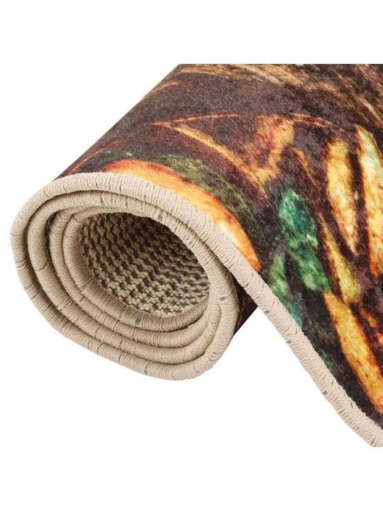 Kuchyňský koberec vícebarevný 60x180 cm pratelný protiskluzový