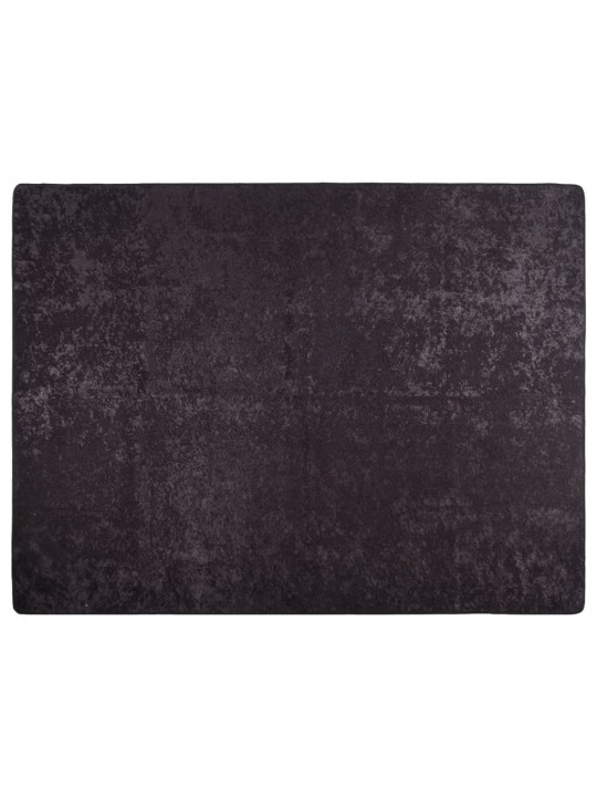Koberec pratelný antracitový 400 x 300 cm protiskluzový