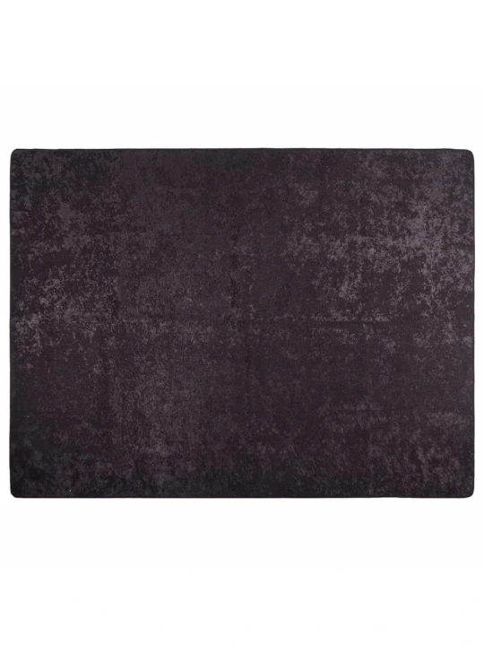 Koberec pratelný antracitový 400 x 300 cm protiskluzový