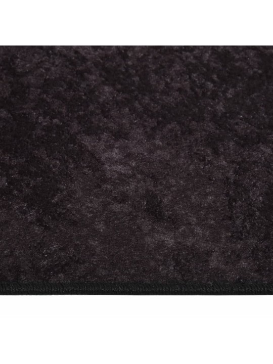 Koberec pratelný antracitový 400 x 300 cm protiskluzový