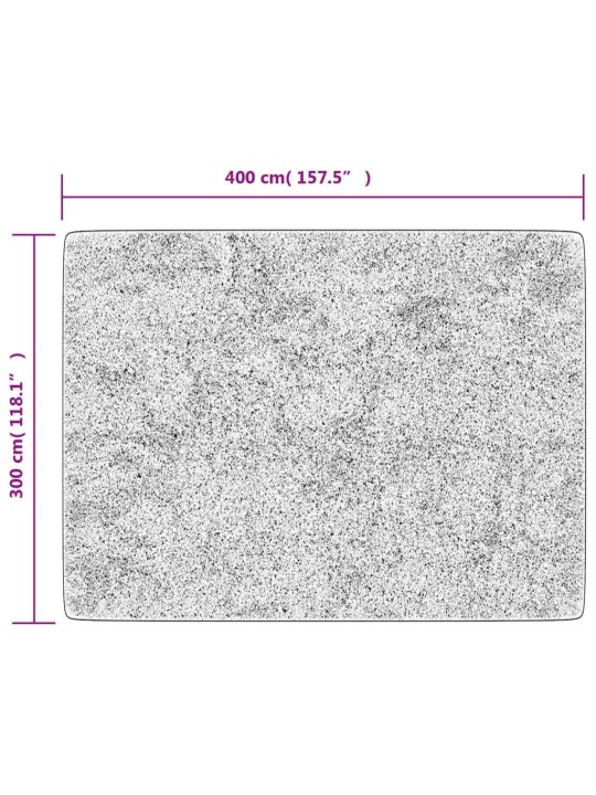 Koberec pratelný vícebarevný 400 x 300 cm protiskluzový