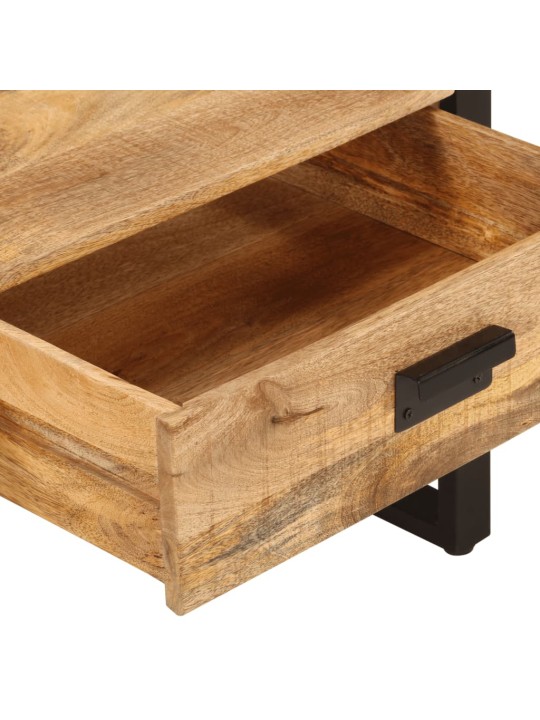 Konferenční stolek 100 x 54 x 40 cm masivní mangovník a železo
