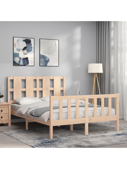 Rám postele s čelem Small Double masivní dřevo