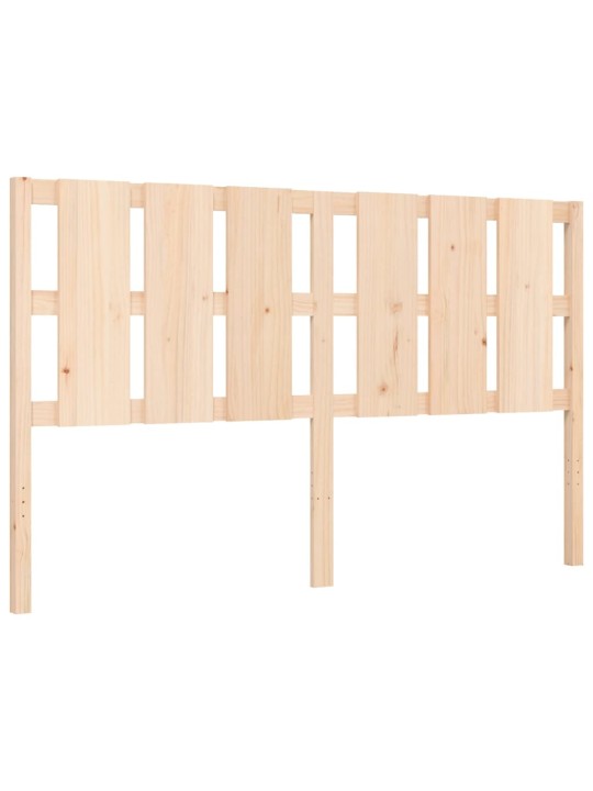 Rám postele s čelem King Size masivní dřevo