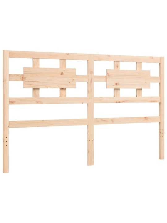 Rám postele s čelem King Size masivní dřevo