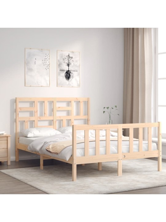 Rám postele s čelem Small Double masivní dřevo