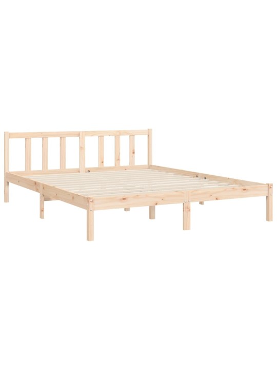 Rám postele s čelem King Size masivní dřevo