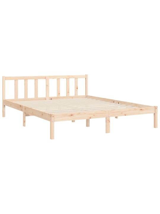 Rám postele s čelem King Size masivní dřevo