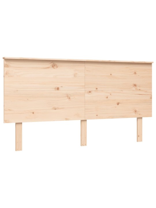 Rám postele s čelem King Size masivní dřevo