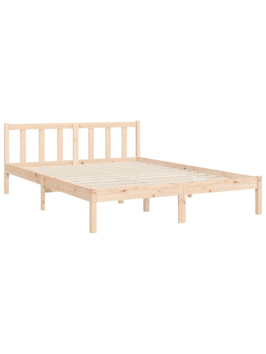 Rám postele s čelem King Size masivní dřevo