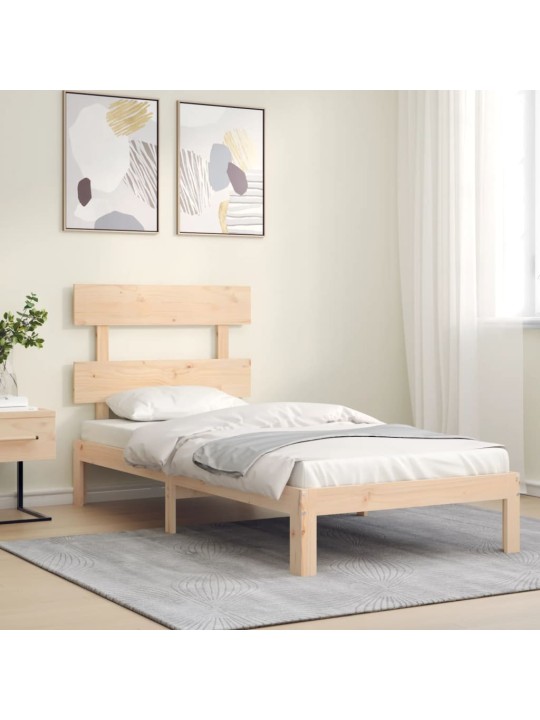 Rám postele s čelem Small Single masivní dřevo