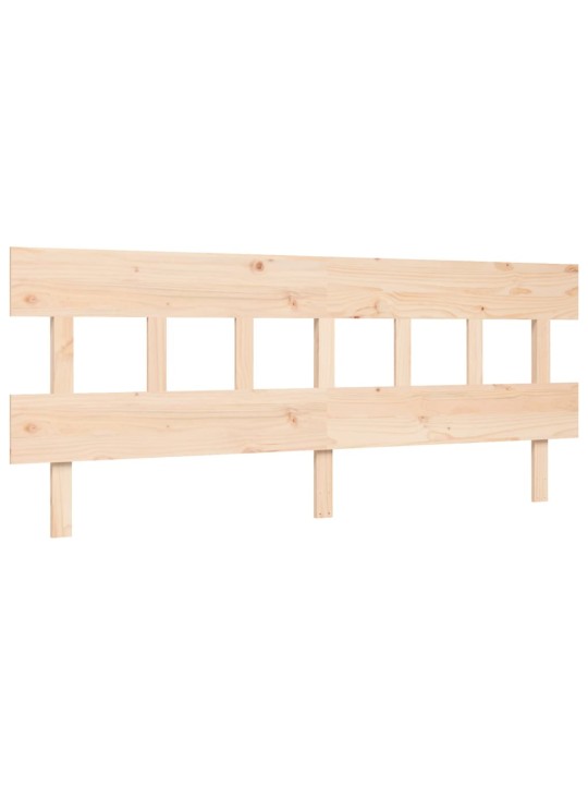 Rám postele s čelem Super King Size masivní dřevo